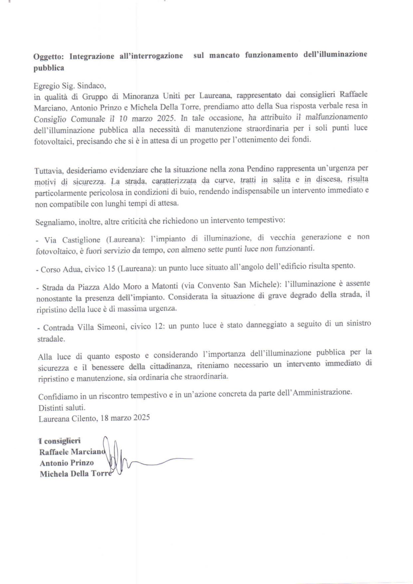 Interrogazione gruppo Uniti per Laureana impianto _250318_121100.pdf